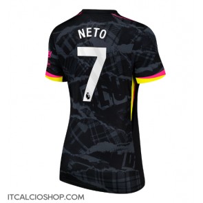 Chelsea Pedro Neto #7 Terza Maglia Femmina 2024-25 Manica Corta